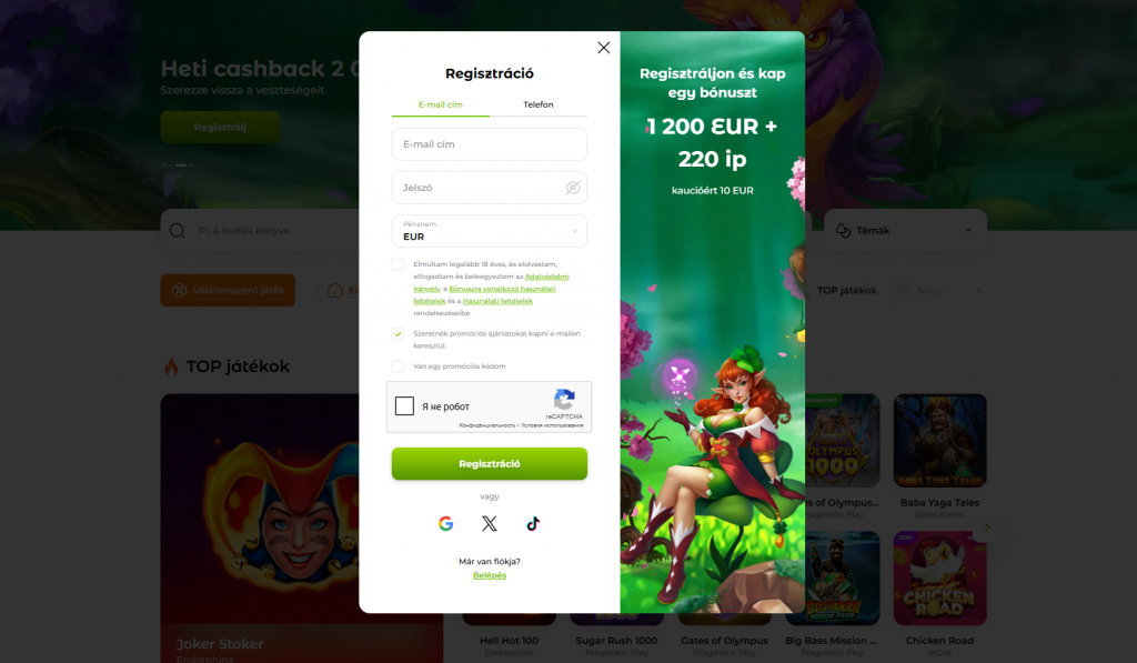 Verde Casino Bónuszokat